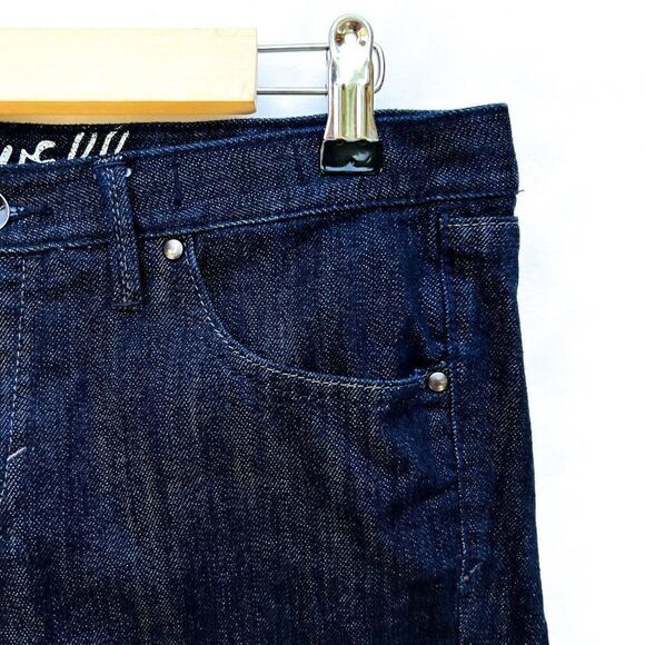 Madewell Dark Wash Denim Jean Cutoff Shorts - Picture 2 of 7